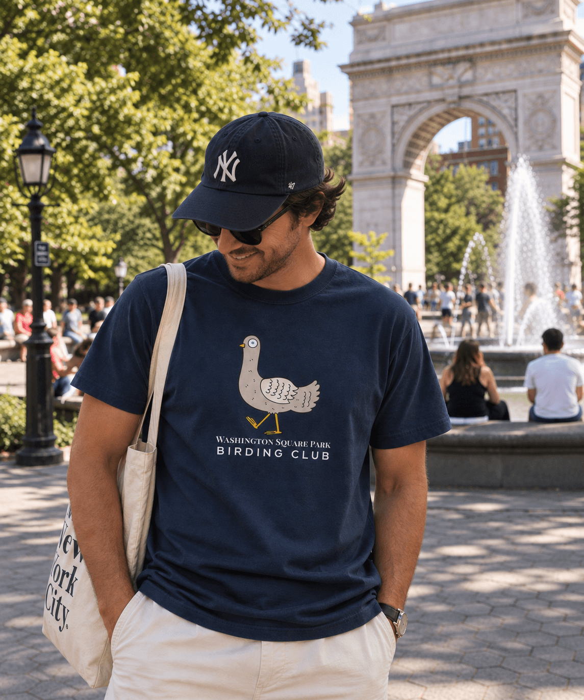 Washington Square Park Birding Club tee